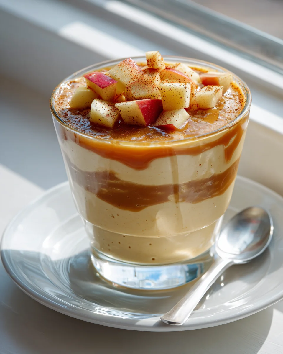 Apfel-Karamell-Pudding Parfaits: Dein süßer Genussmoment