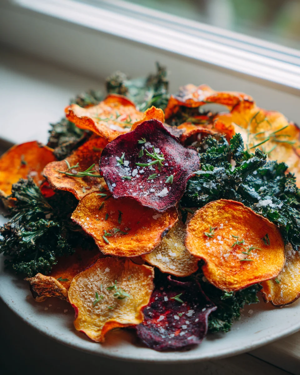 Knusprige Gemüsechips aus dem Backofen – Schnell & gesund!