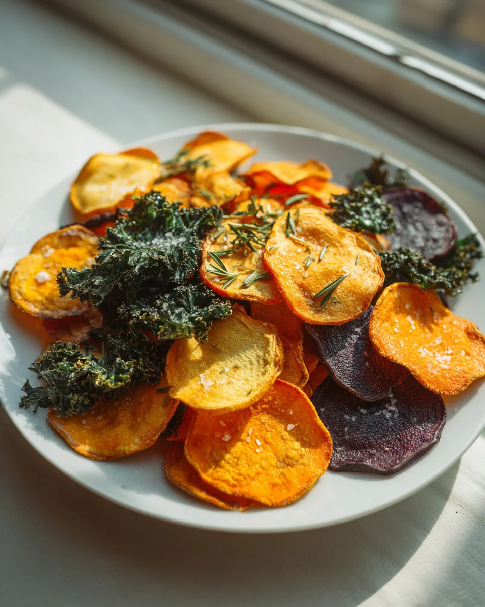 Knusprige Gemüsechips aus dem Backofen – Schnell & gesund!