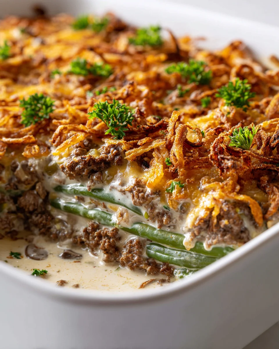 Hackfleisch-Grüne-Bohnen-Auflauf: Dein einfaches Abendessen!