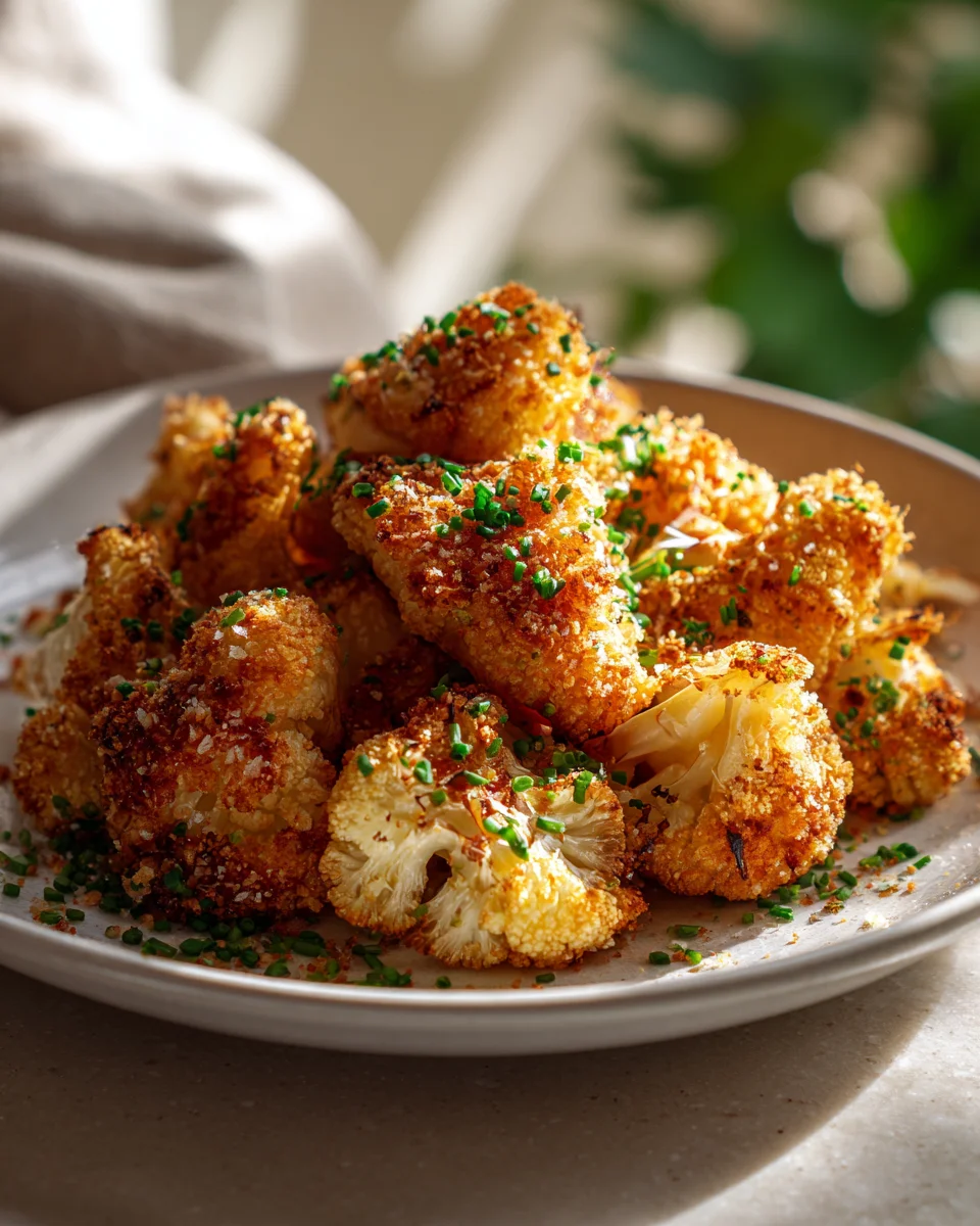 Rezept: Panierter Blumenkohl Airfryer – Knusprig & ganz einfach.