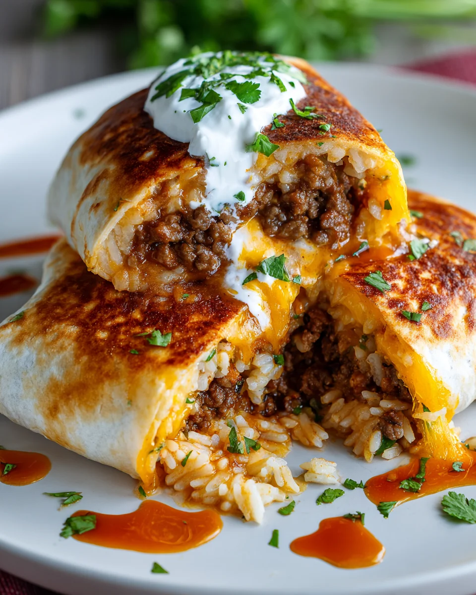 Einfacher Grilled Cheese Burrito – Schnell & Lecker Rezept