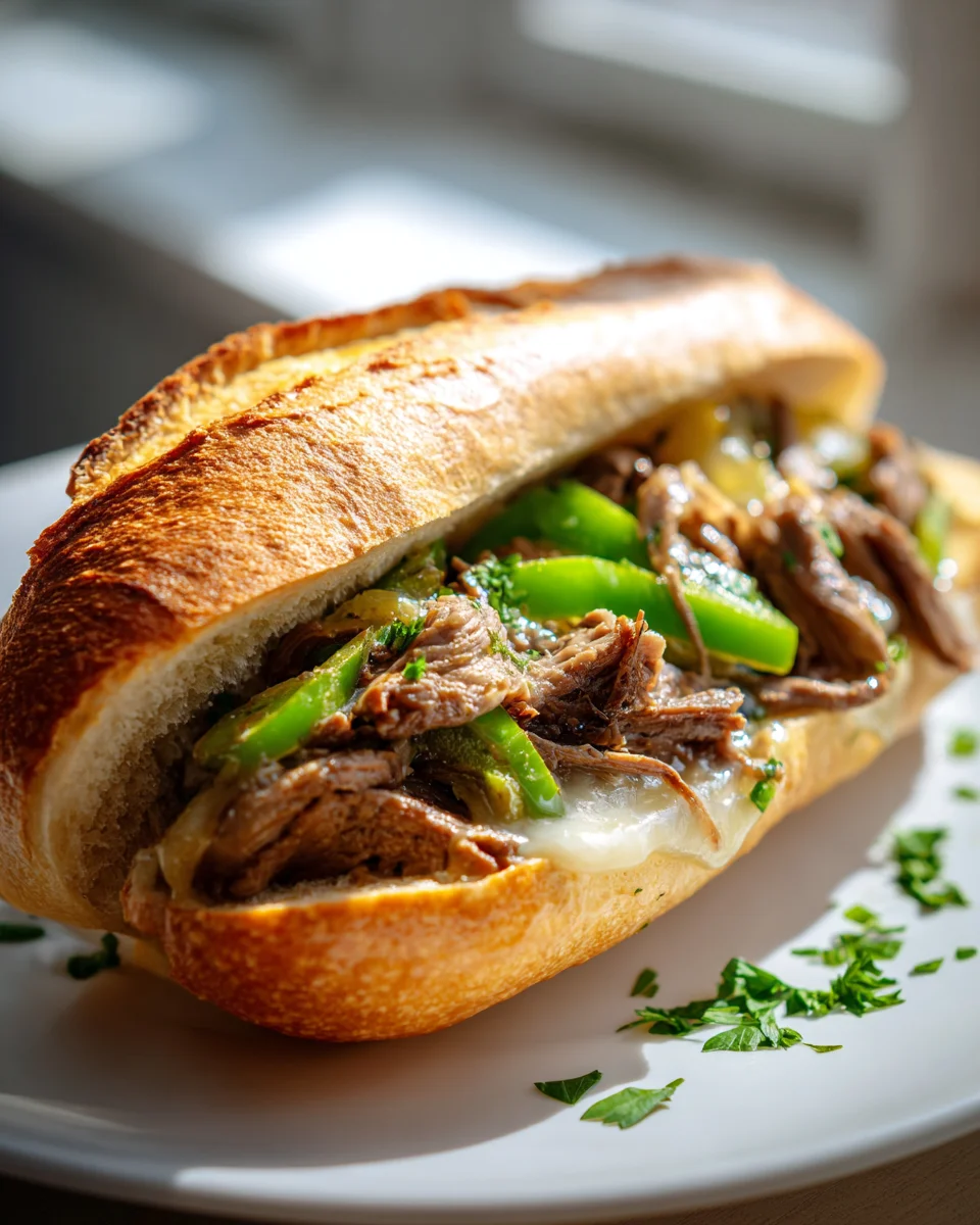 Philly Cheesesteak Baguettes: Das ultimative Snack-Erlebnis!