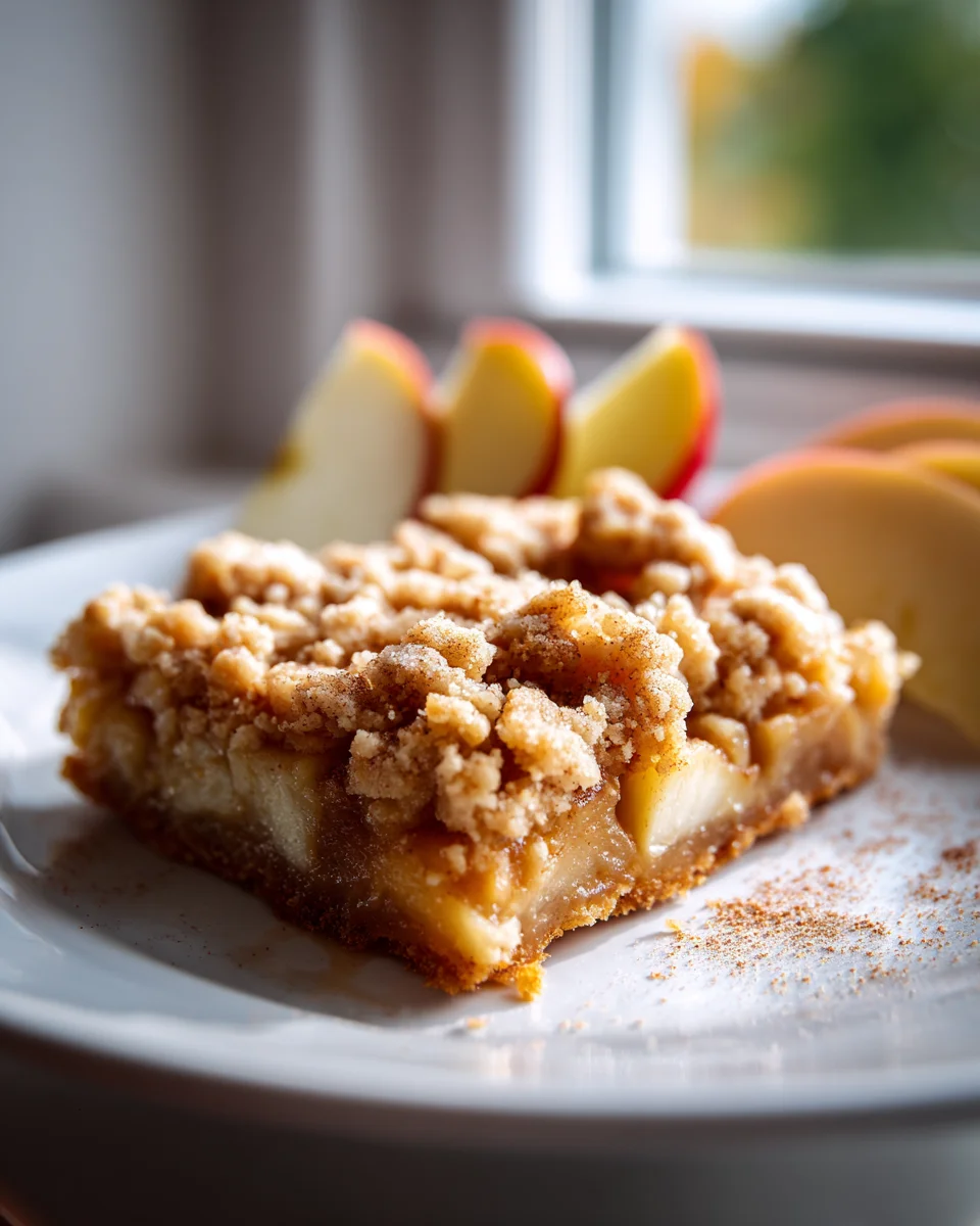 Apfel Crumble Riegel: Buttrig, Gewürzt & Perfekt Süß