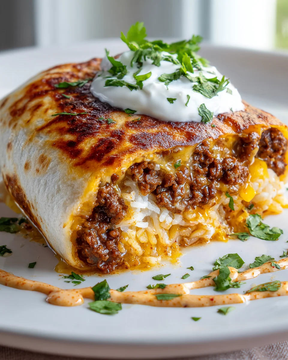 Einfacher Grilled Cheese Burrito – Schnell & Lecker Rezept