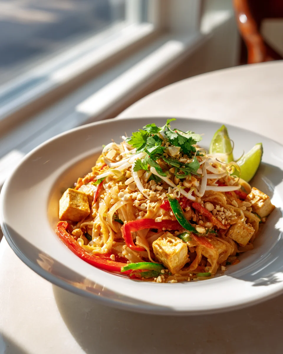 Fivi's Tofu Pad Thai mit Erdnusssauce – Schnell & köstlich