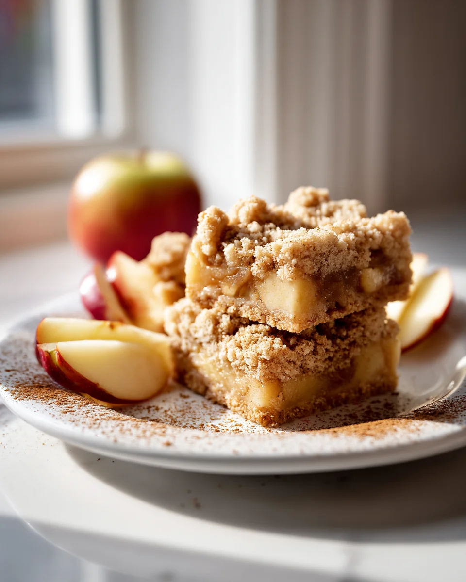 Apfel Crumble Riegel: Buttrig, Gewürzt & Perfekt Süß