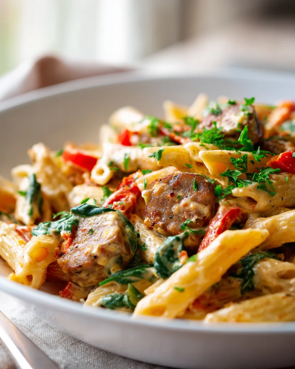 Cajun Rindswurst Nudeln: Würzig & Schnell zubereitet!