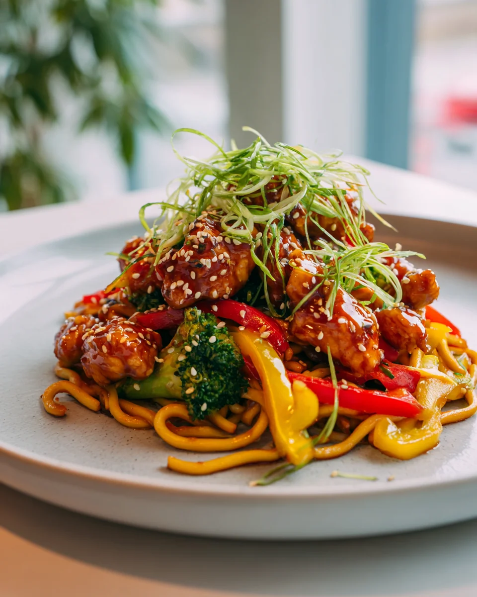 Hähnchen Teriyaki Nudeln: Schnell & Aromatisch genießen!