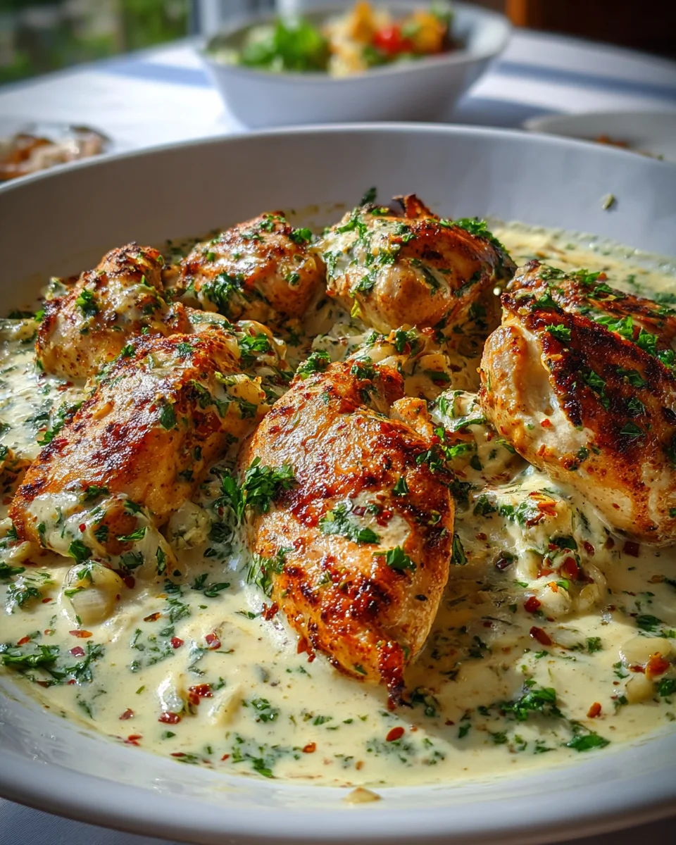 Türkisches Hähnchen in cremiger Weißsoße – Einfaches Rezept.