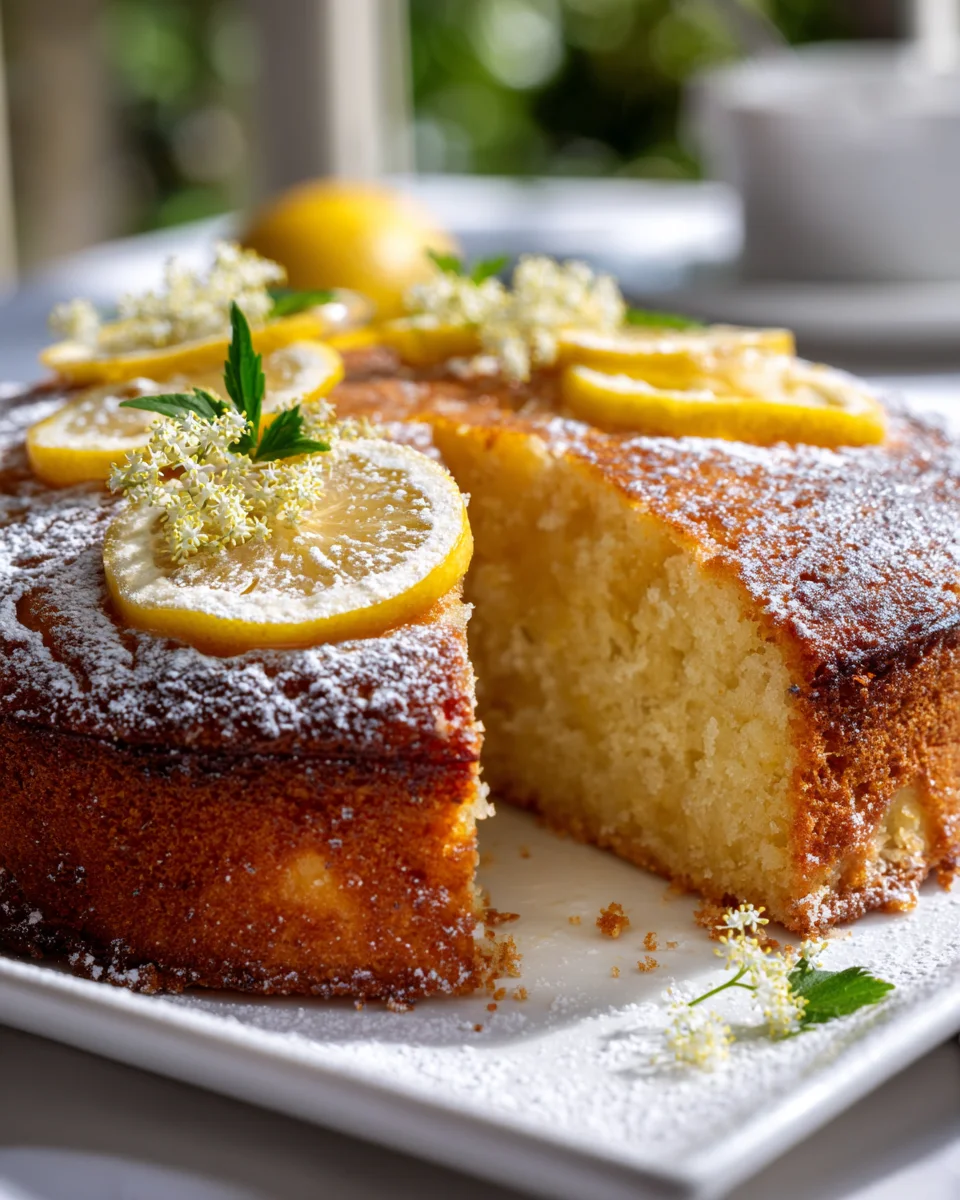 Holunderblüten Zitronen Kuchen Vom Blech - Fruchtig & Saftig!