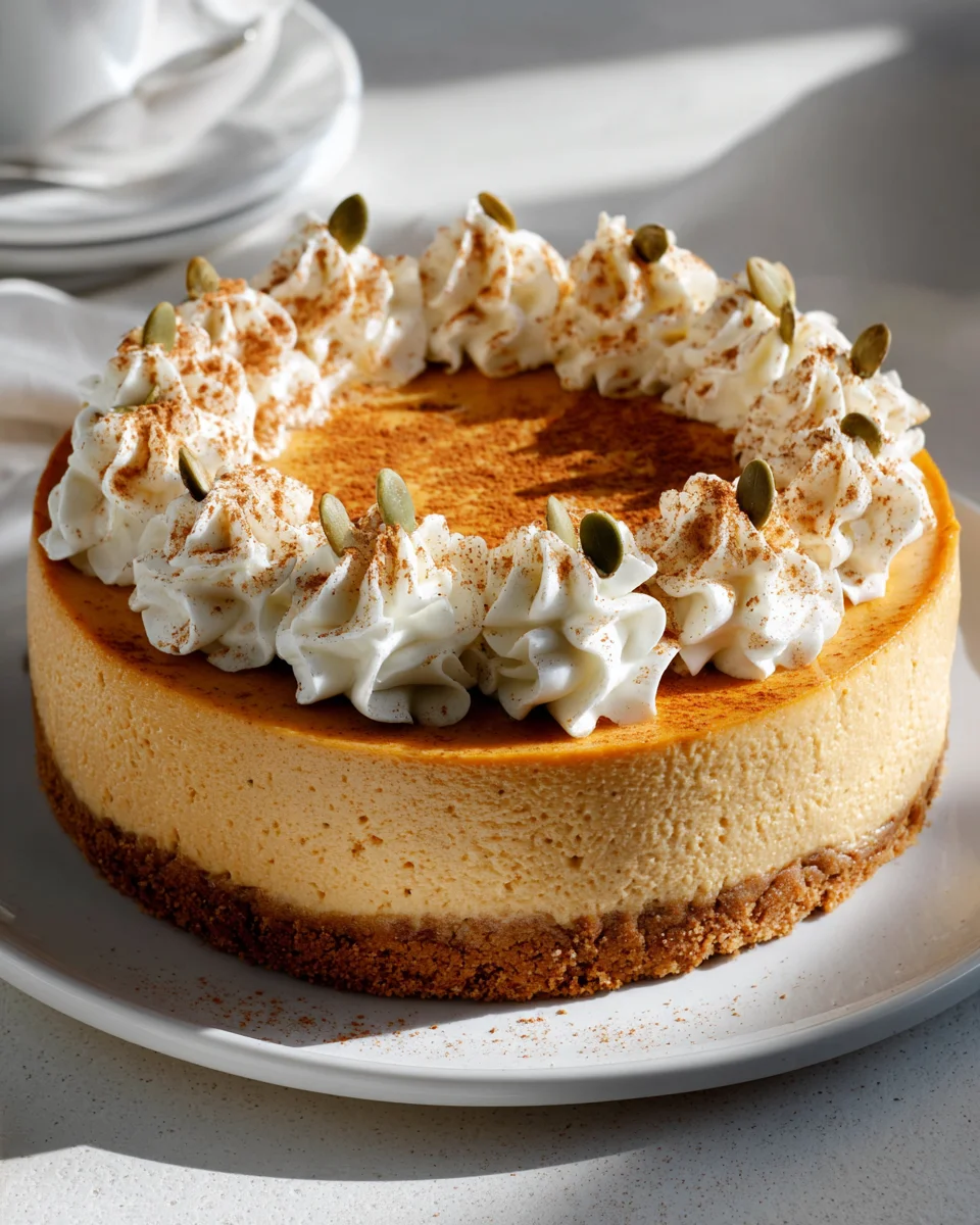 Pumpkin Spice Cheesecake Rezept: Dein perfekter Herbstgenuss!