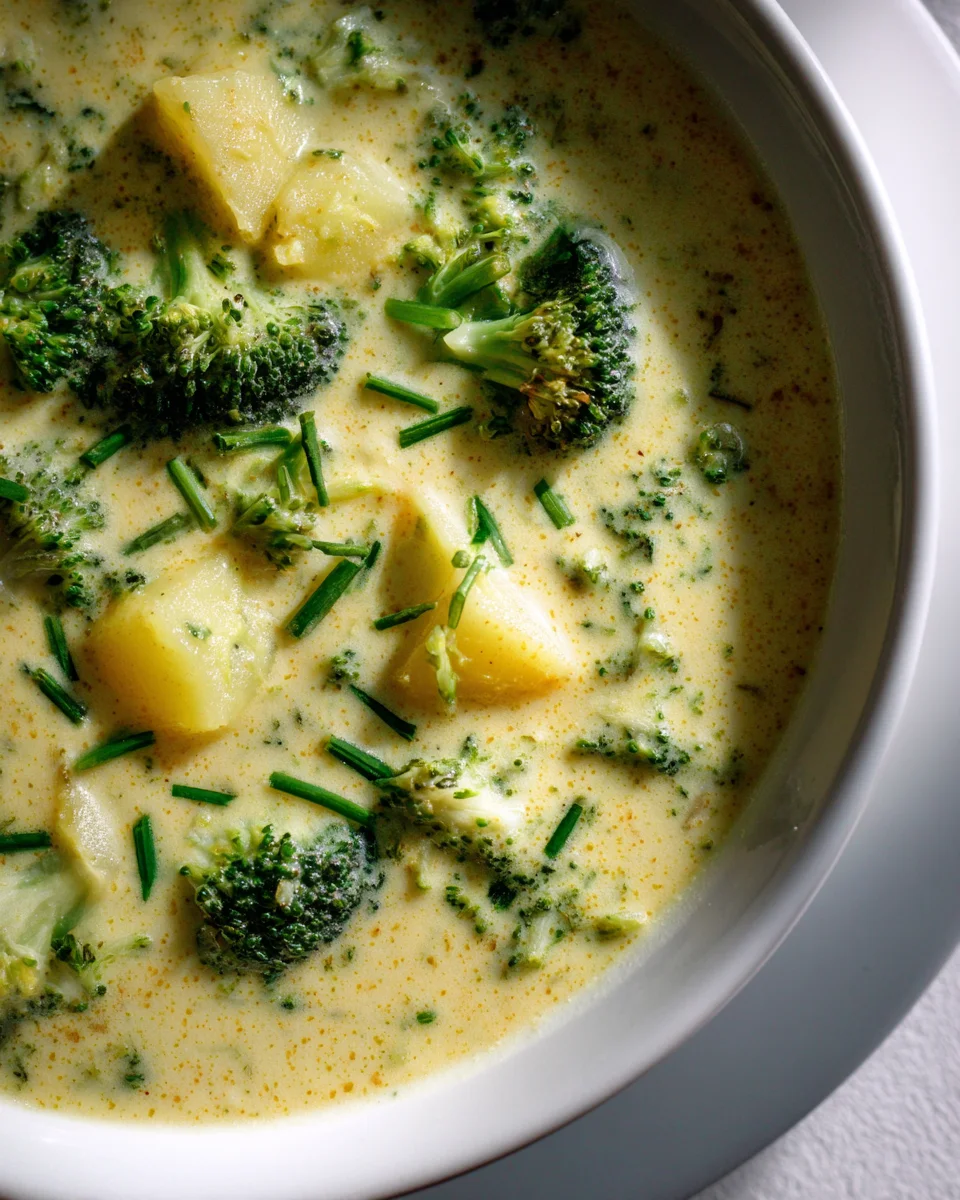 Cremige Brokkolisuppe mit Käse & Kartoffeln – Schnell & Lecker!
