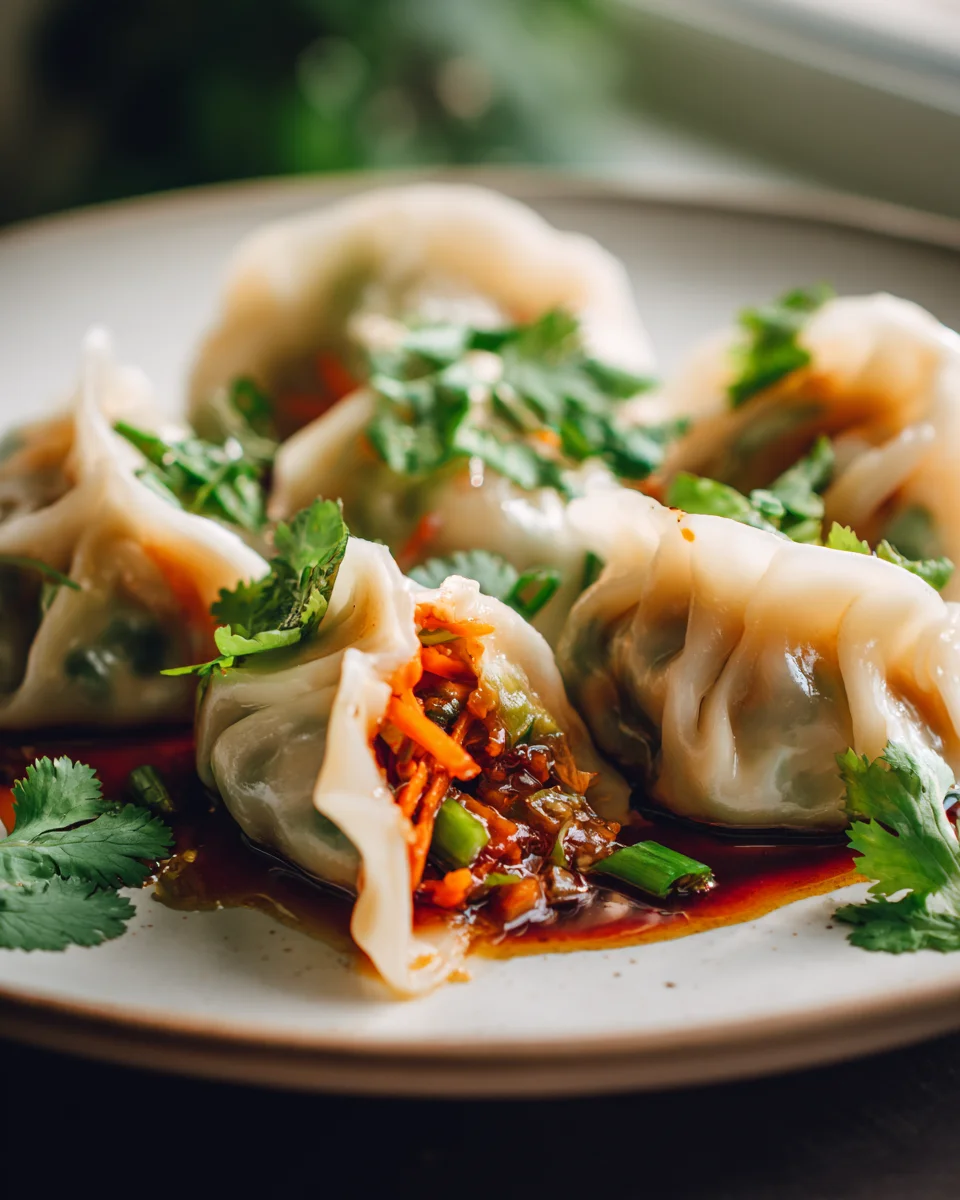 Perfekte Gedämpfte Dumplings mit Rindfleisch & Gemüse