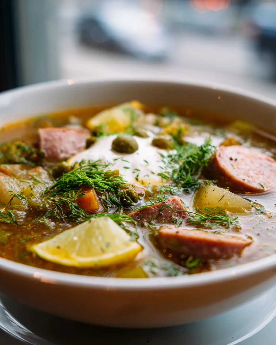 Fleischsoljanka Rezept: Deftig, wärmend & einfach köstlich!