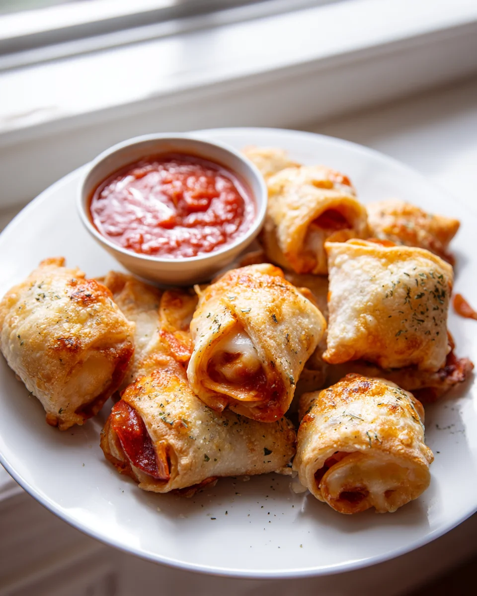 Heißluftfritteuse Pizzarollen: Entdecke knusprigen Genuss!