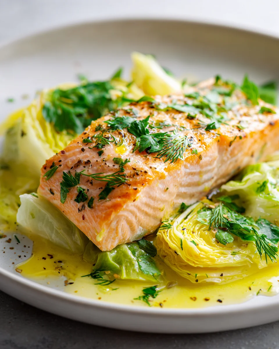 Ofenlachs mit Kohl & Zitronenbutter: Einfach unwiderstehlich!