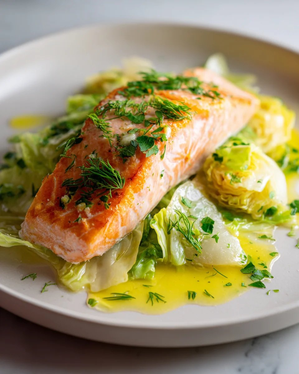 Ofenlachs mit Kohl & Zitronenbutter: Einfach unwiderstehlich!