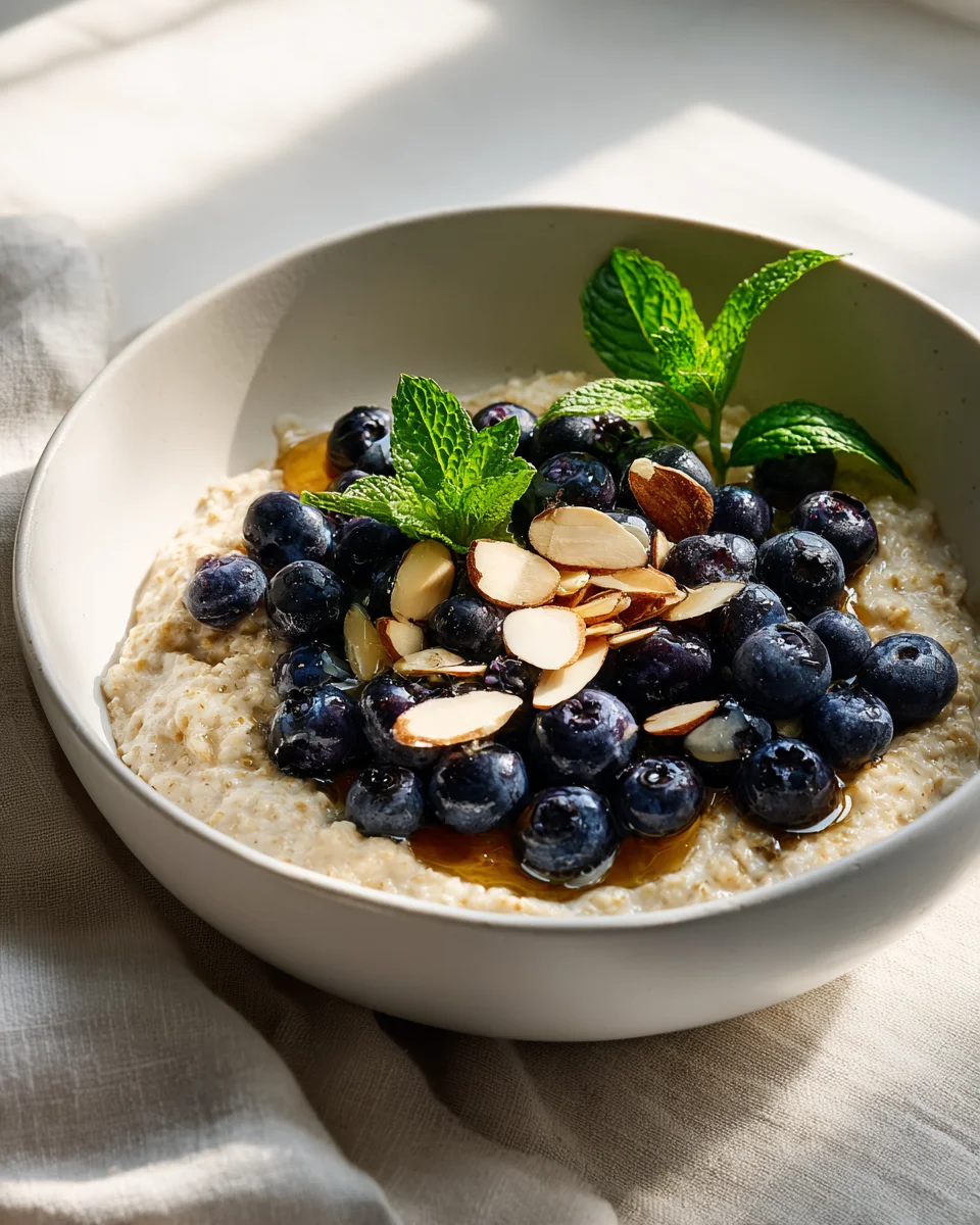 Blaubeer-Mandel Haferflocken Frühstück: Dein Power-Start!