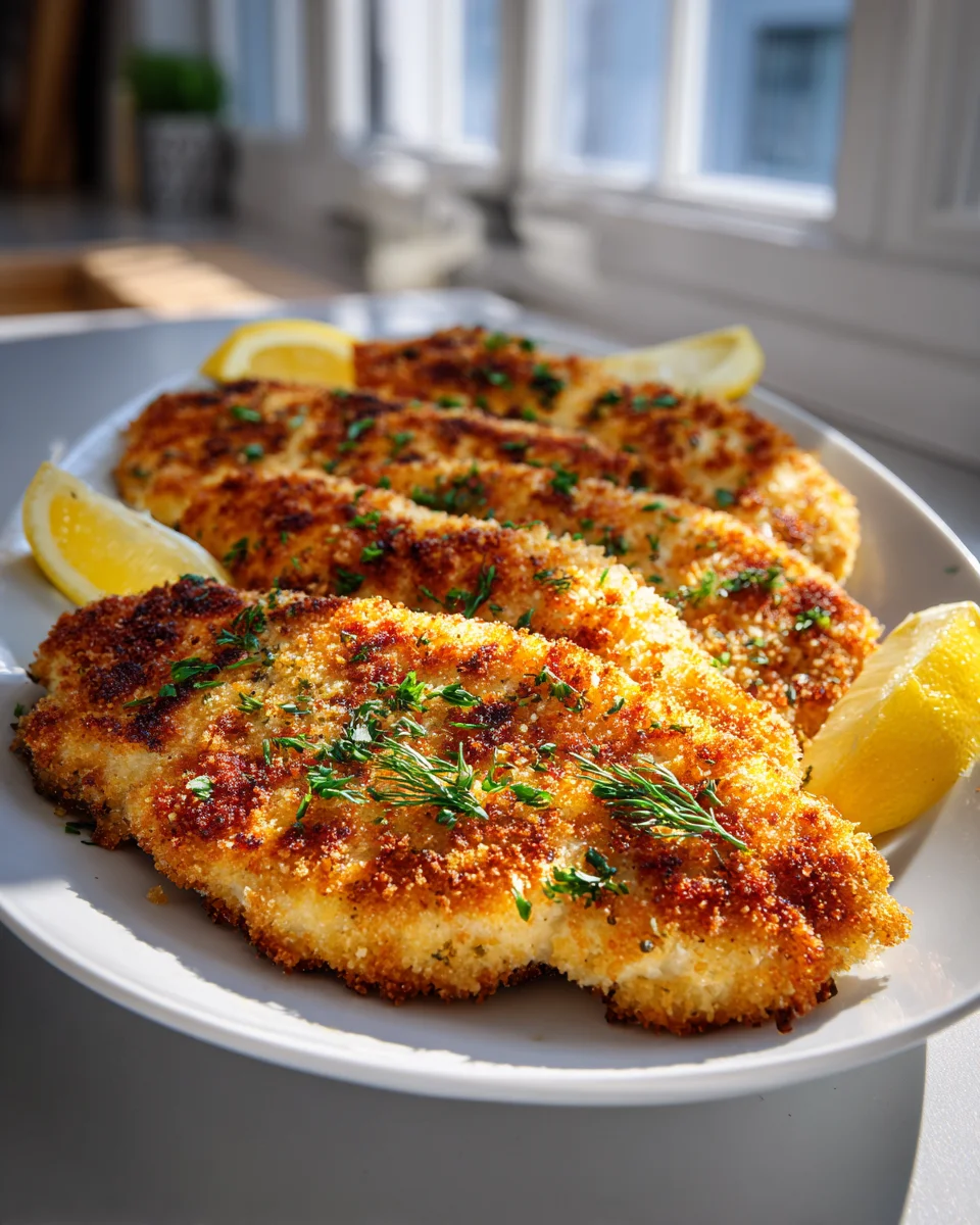 Das Beste: Knuspriges Dill Pickle Parmesan Hähnchen