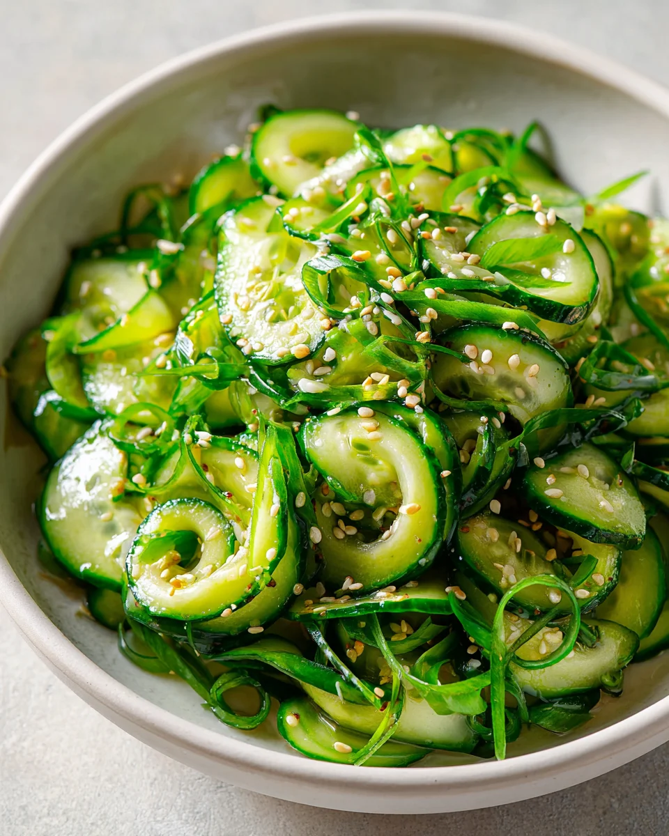 Knackiger Koreanischer Gurkensalat: Schnell & Lecker!