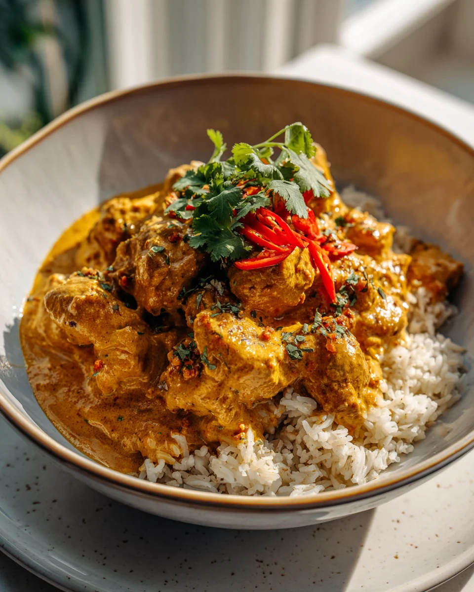 Extra Cremiges Butter Chicken mit Kokosmilch - Mild & Lecker