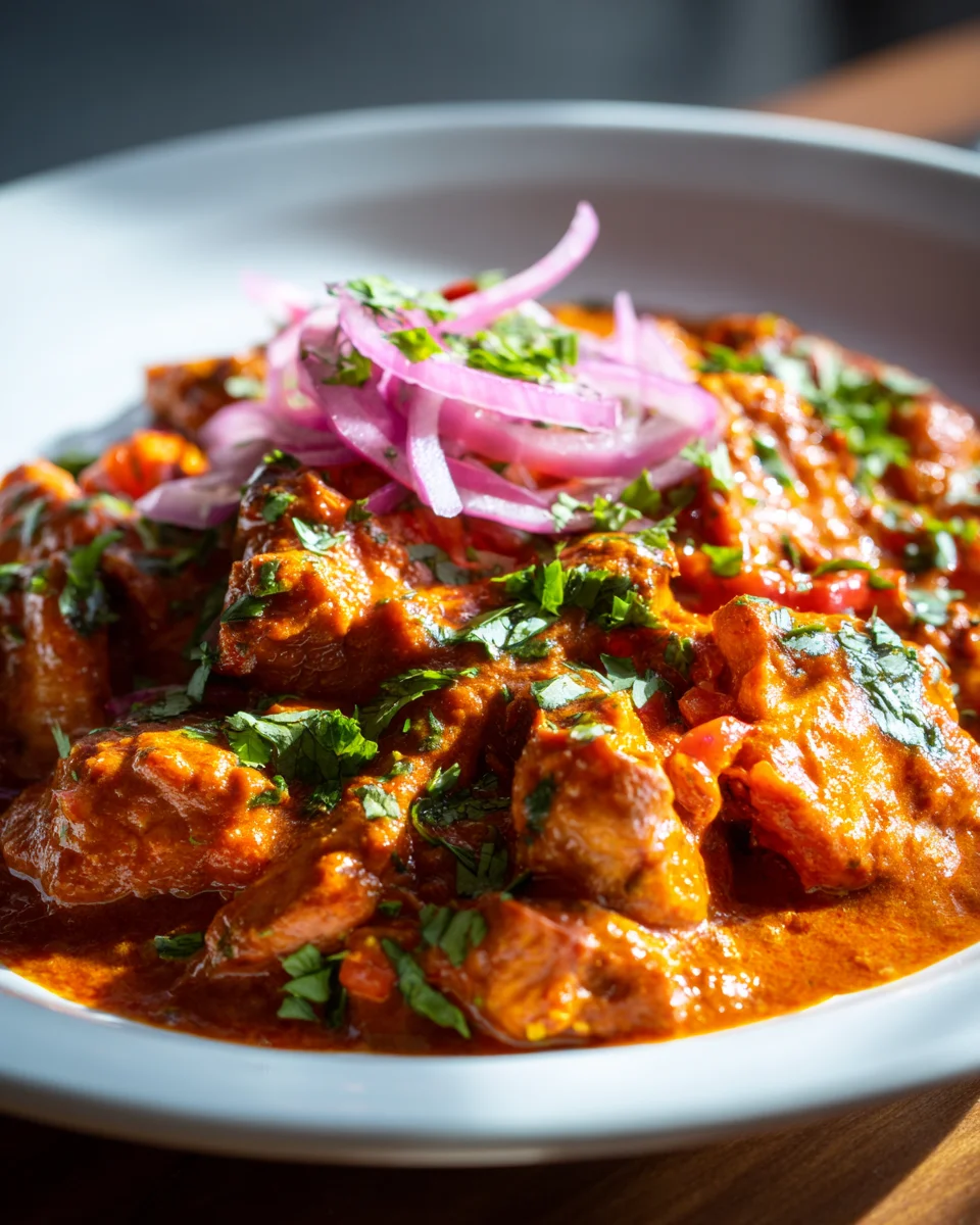 Tikka Masala Pfanne: Cremig-würziges Hähnchen-Tomaten-Gericht