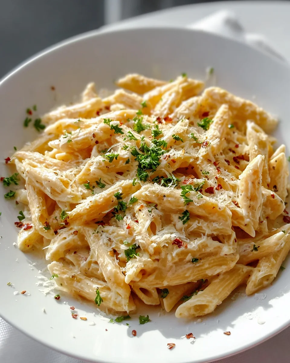 One Pot Creamy Garlic Pasta – Schnelles Rezept für Genuss!