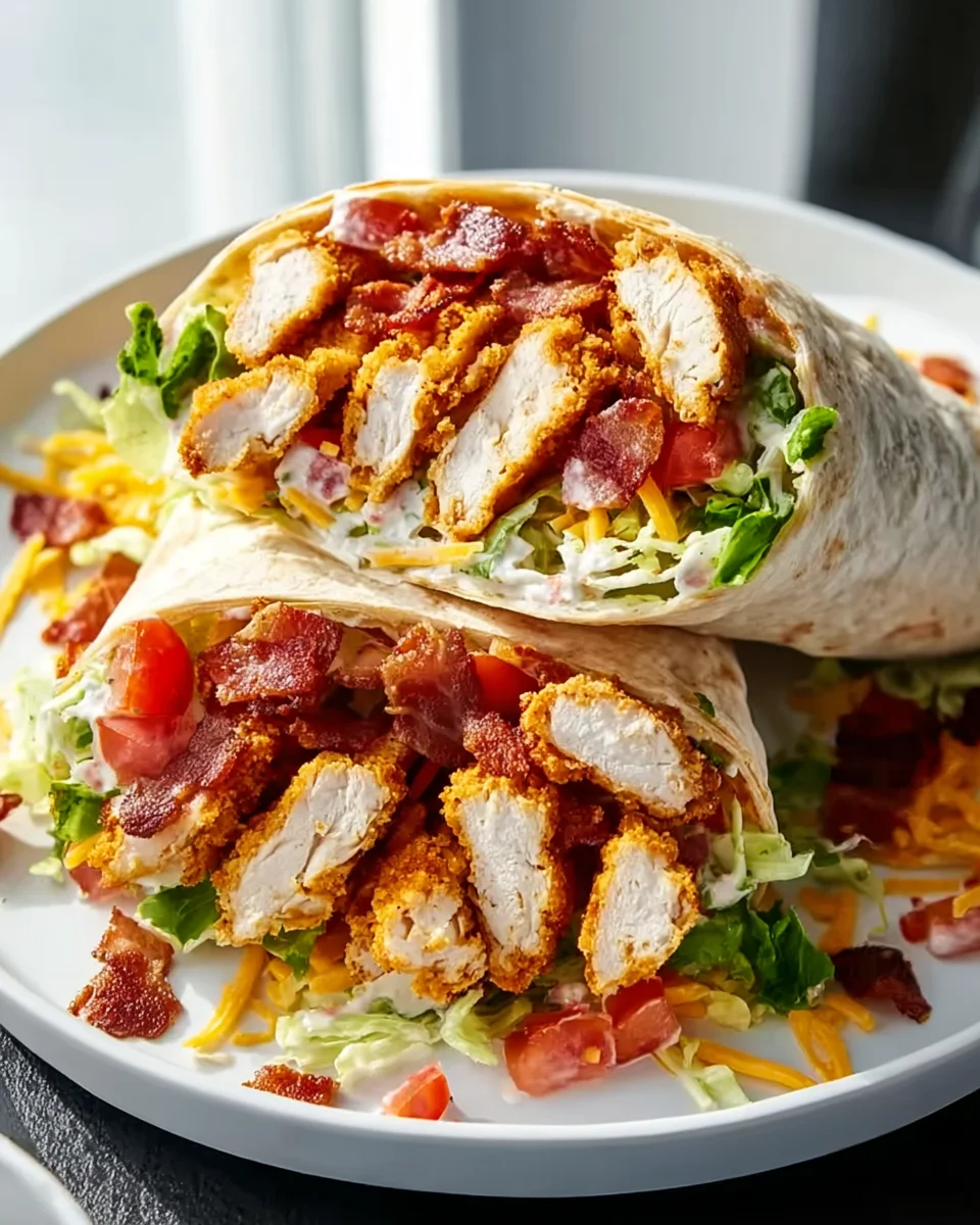 Crispy Chicken Beef Bacon Ranch Wrap – Ein Genuss zum Verlieben!