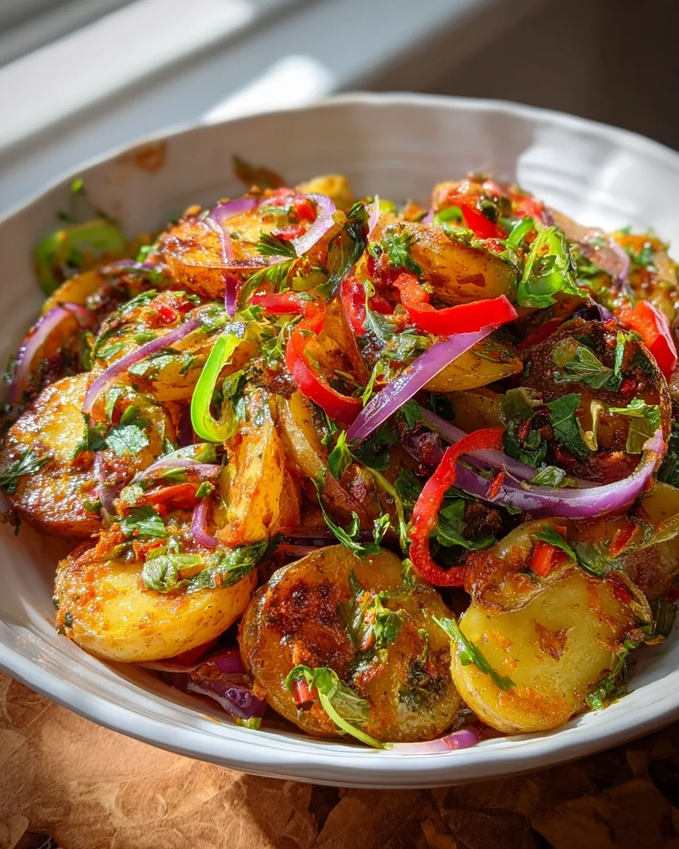 Knuspriger Orientalischer Kartoffelsalat