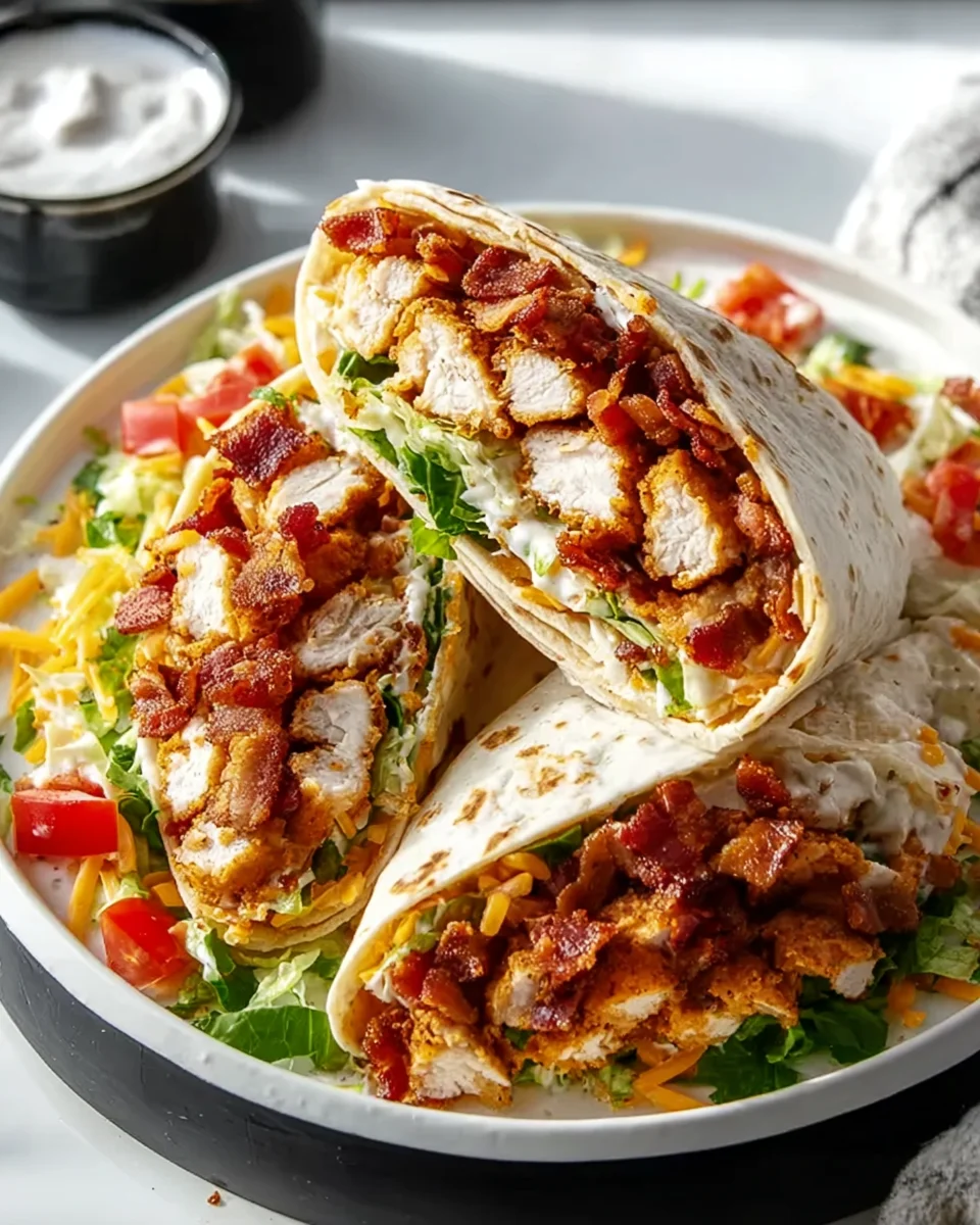 Crispy Chicken Beef Bacon Ranch Wrap – Ein Genuss zum Verlieben!