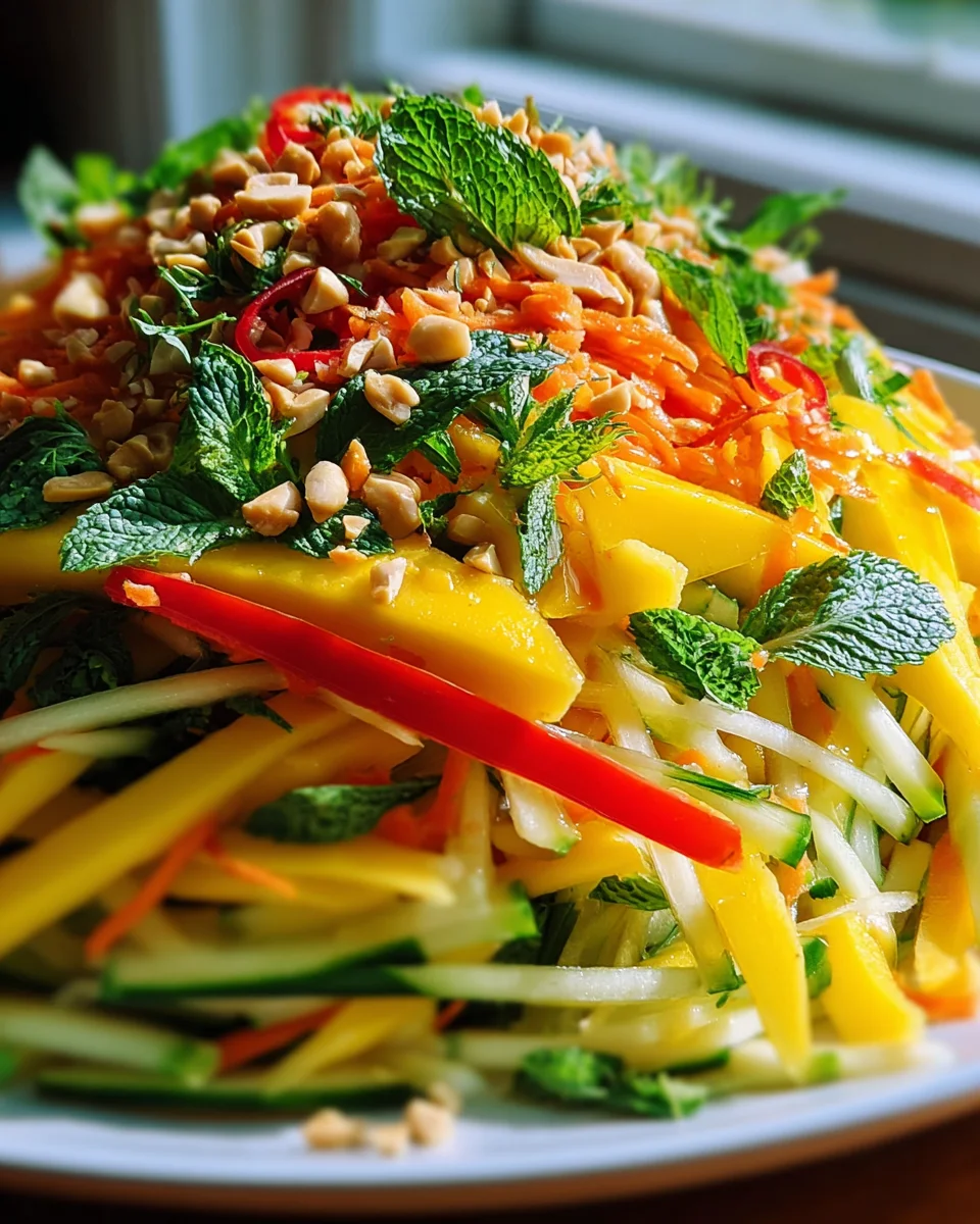 Erfrischender Thai-Mangosalat zum Verlieben